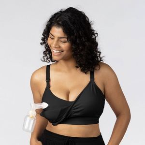 kindred by Kindred Bravely Women's Pumping + Nursing Hands Free Bra - Black